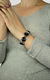 Pulseira Strass Azul Bic