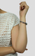 Pulseira Prateada com Strass na internet