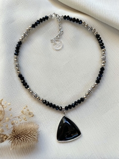 GARGANTILLA LUNA (Obsidiana Negra)