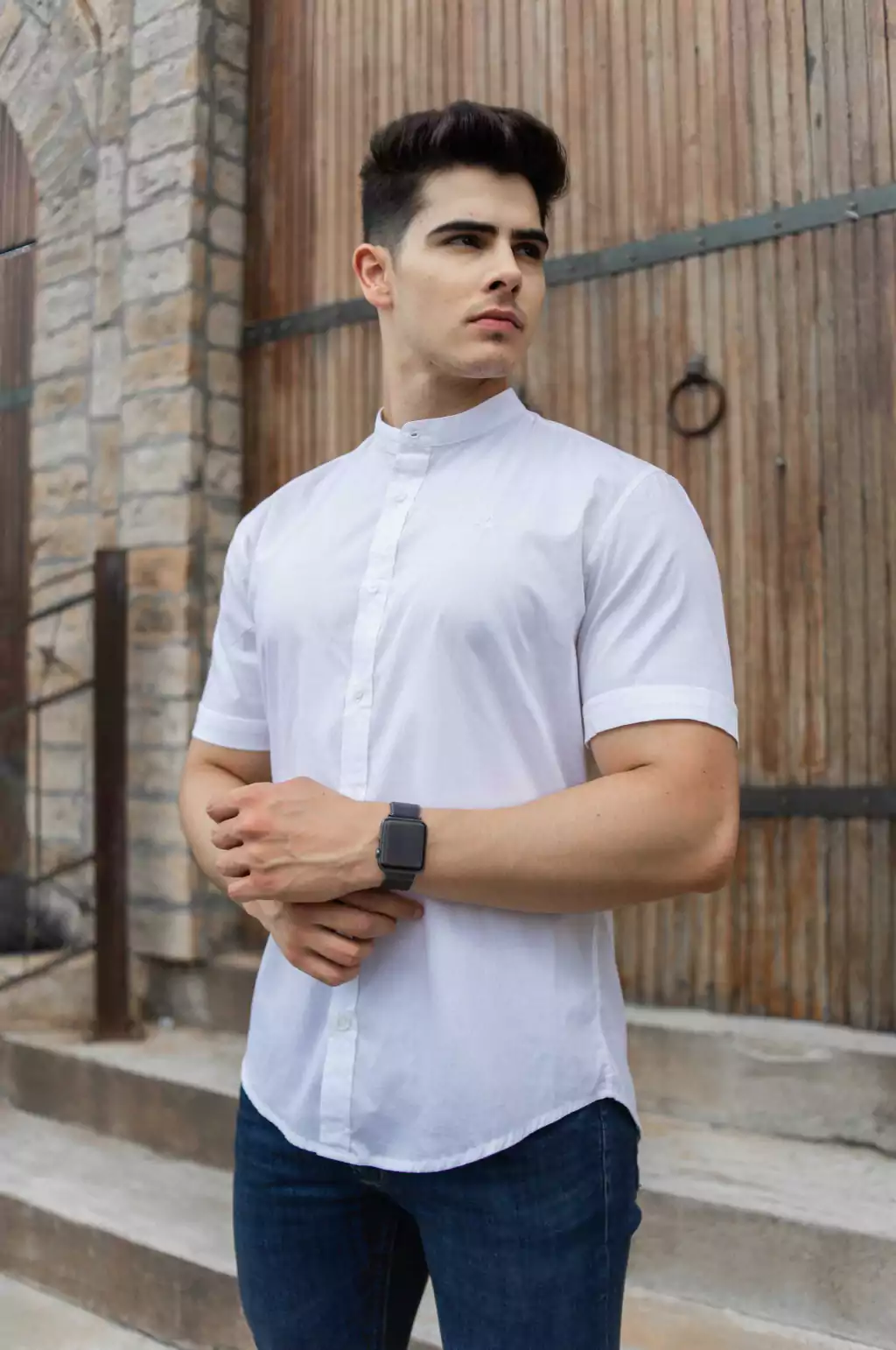 Camisa Gola Padre Lasting Branca