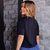 Camiseta Blusa Feminina Cropped Casual Lisa Básica - comprar online
