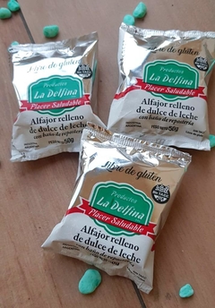 ALFAJOR DE CHOCOLATE RELLENO CON DULCE DE LECHE en internet