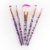 MODA POINT SET DE BROCHAS PINCELES X 5 CON BRILLO
