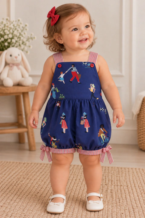 Macacão Bebê Estampado