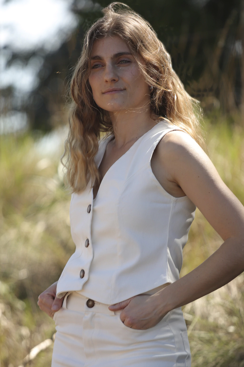 Chaleco sastre Blanco