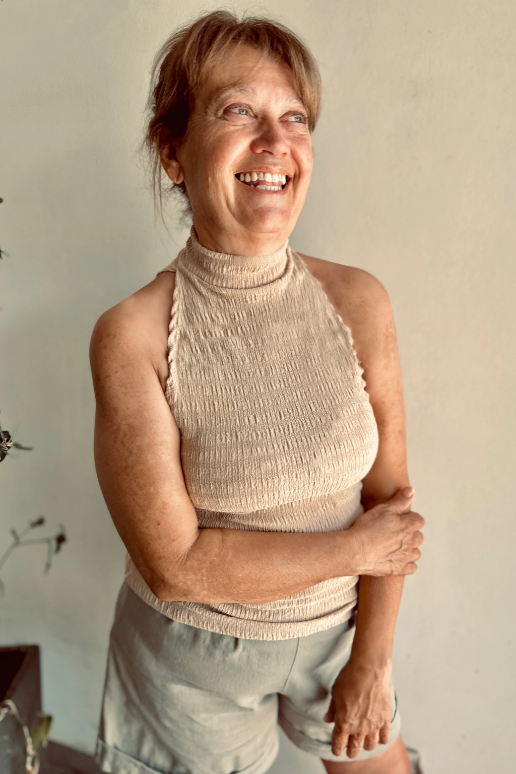 Musculosa KATE crema