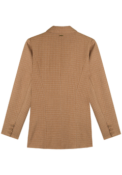 Imagem do Blazer Alongado Tweed - Marrom