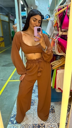 Pantalona Atalaia Viscolinho - Coraline