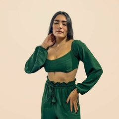 Cropped Riviera Crepe