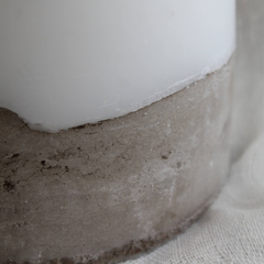 BOUGIE XL CEMENTO AROMATIZADA ( Diam. 15 cm) - comprar online