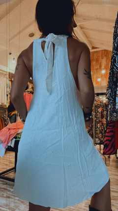 vestido blanco akiabara de outlet - comprar online