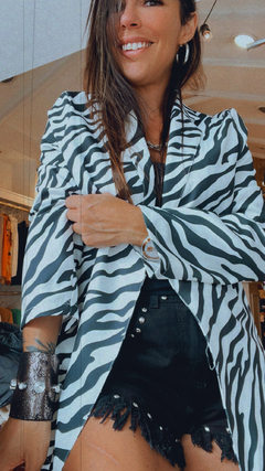 Blazer cebra - blanco y negro - comprar online