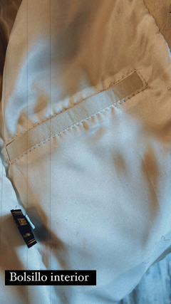 Chaqueta de cuero Prüne - Natural - Reina Maria