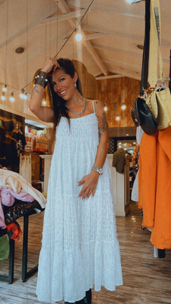 Vestido Zara - Blanco