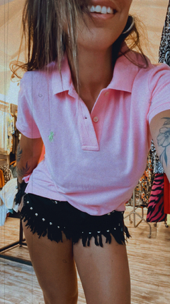 chomba polo rosa