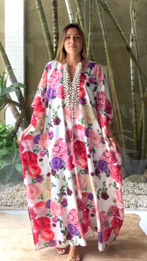 Kaftan Primavera Longo - comprar online