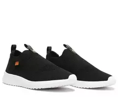 ANACAPRI Slip On Preto Knit Liso - loja online