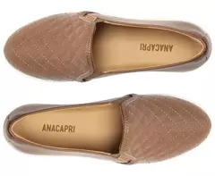 ANACAPRI Tênis Slip On Matelassê Marrom - Morena Shoes
