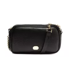 ANACAPRI Bolsa Tiracolo Média New Corrente Preta