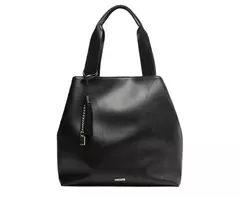 ANACAPRI Bolsa Shopping Grande Pingente Preta
