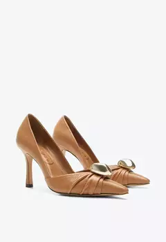 VICENZA Scarpin Isa Caramelo - loja online