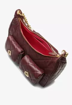 VICENZA Bolsa Shoulder Elis Média Bordô - Morena Shoes