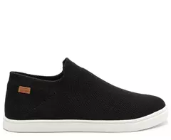 ANACAPRI Tênis Slip On Knit Mono Preto - comprar online
