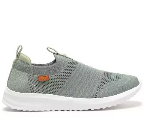 ANACAPRI Tênis Slip On Streech Jogging Knit Verde
