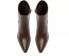 ANACAPRI Bota Salto Bloco Chelsea Marrom Coffee
