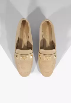 SCHUTZ Mocassim Camurça Bege - loja online