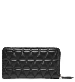 SCHUTZ Carteira Grande 944 Matelassê PRETA - comprar online