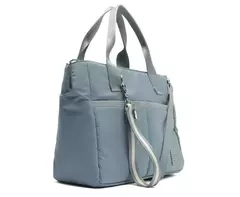 ANACAPRI Bolsa Tote Grande Sporty Nylon Azul na internet