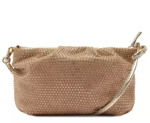 ANACAPRI Bolsa Crossbody Dourada Pequena Hotfix