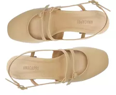 ANACAPRI Sapatilha Boneca Slingback Bege Milena na internet