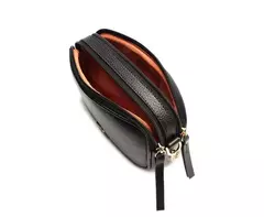 ANACAPRI Bolsa Tiracolo Média New Corrente Preta - Morena Shoes