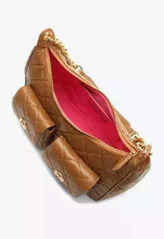 VICENZA Bolsa Shoulder Elis Média Caramelo - Morena Shoes