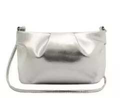 ANACAPRI Bolsa Crossbody Prata Pequena Hotfix - comprar online