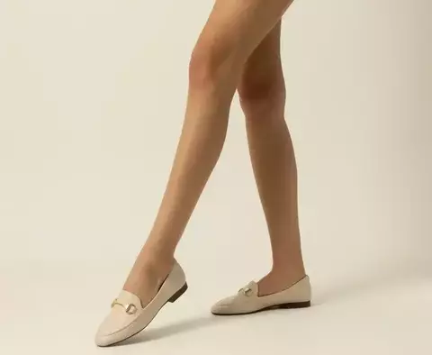 ANACAPRI Mocassim Bridão Essencial Branco