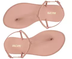 ANACAPRI Sandália Slim Monocolor Rosa - comprar online