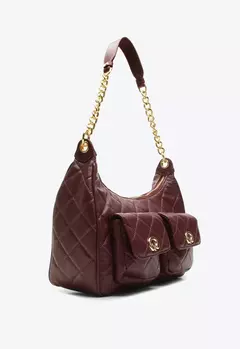 VICENZA Bolsa Shoulder Elis Média Bordô - comprar online