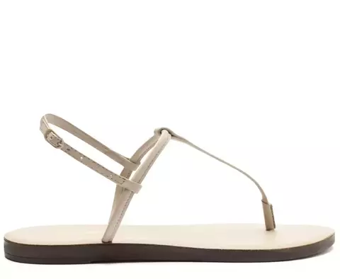 ANACAPRI Sandália Slim Cinza Monocolor