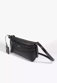 SCHUTZ Bolsa Tiracolo Tyra Couro Preta - comprar online