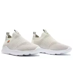 ANACAPRI Tênis Slip On Streech Jogging Knit Cinza - comprar online