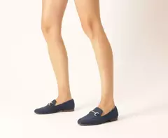 ANACAPRI Mocassim Bridão Essencial Azul