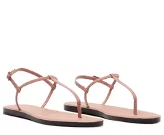 ANACAPRI Sandália Slim Monocolor Rosa