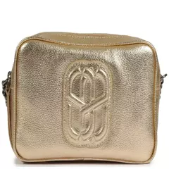 SCHUTZ Bolsa Tiracolo Belle Couro Dourada
