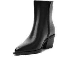 ANACAPRI Bota Salto Bloco Chelsea Preta - Morena Shoes