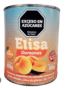 Lata de durazno Elisa×2