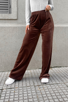 Wide leg de plush simple - comprar online
