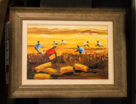 Quadro Colheita - J. Rocha